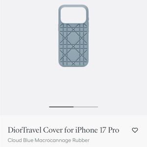 Dior Cloud Blue iPhone 17 Pro Cover